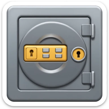 Keypad Safe locker sticker