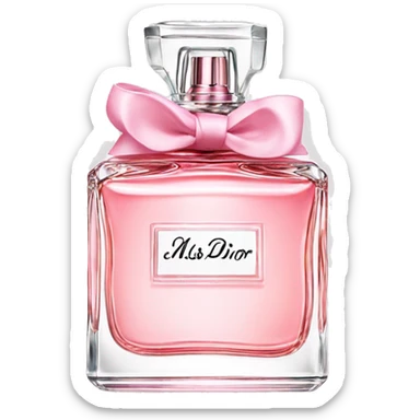 Miss dior perfume sticker