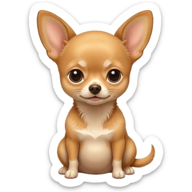 A pregnant Chihuahua. sticker