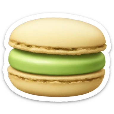 Pistachio macaroon  sticker
