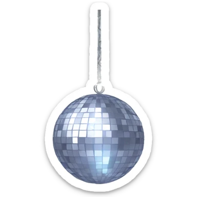 simple mirrorball sticker