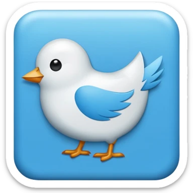 Twitter app sticker