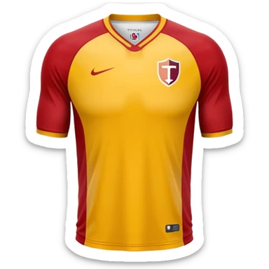 red, yellow, white titan jersey sticker