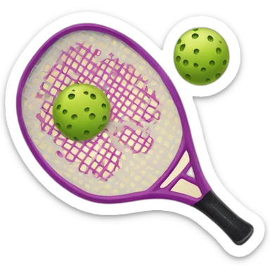 Pickleball sticker