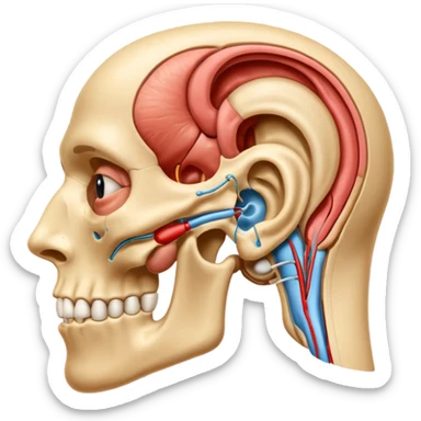 ear anatomy sticker