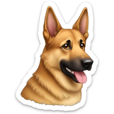 Berger allemand  sticker