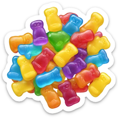 Bag of Jelly babies sticker