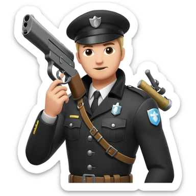 Crea un immagine con un uomo che fa il pollice alto stile fortnite  sticker
