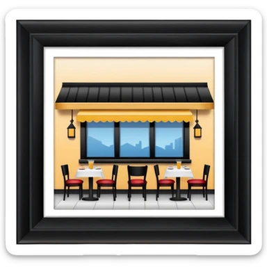 restaurante sticker