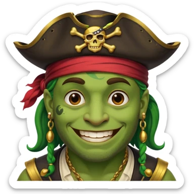 Create me an Emoji of grog from the game Sea of Thieves sticker