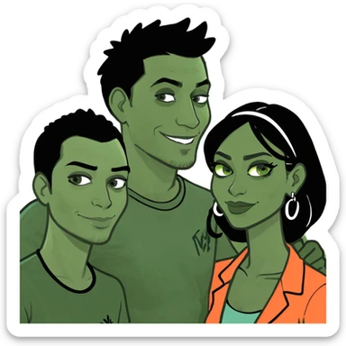 Jet Set Josh King Madrid and Tefi Valenzuela, Peruvian ex novia de millionario de digital, mingling at exclusive luxury fashion gala. sticker