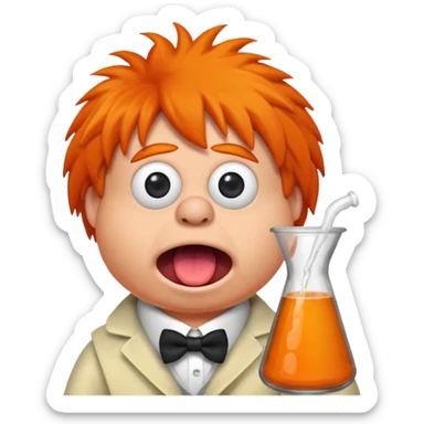 Beaker Muppets sticker