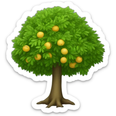 kaki tree sticker