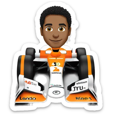 2024 miami livery mclaren formula 1 car Lando Norris sticker