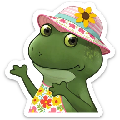 Girl clothes sticker