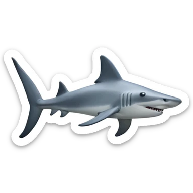 hammerhead shark sticker