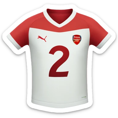 Arsenal FC Jersey sticker