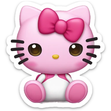 hello kitty enamorada sticker