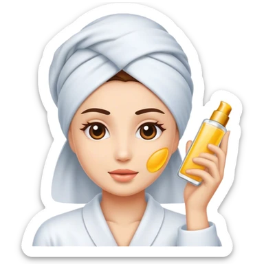 Skin care sticker