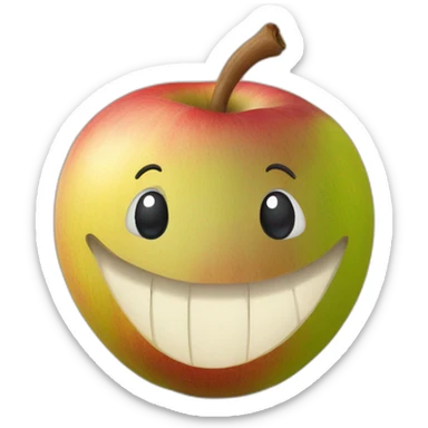 Souris sur une pomme de terre sticker