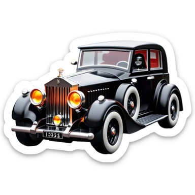    Hot wheels Darth Vader themed 1934 Rolls Royce scary Halloween monster rc car on  dark raining road  sticker