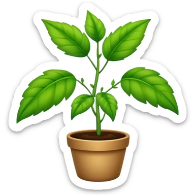 plante verte sticker