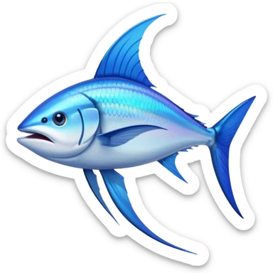 marlin fish sticker