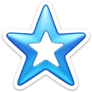 blue sorayama gradient chrome plasma energy star sticker