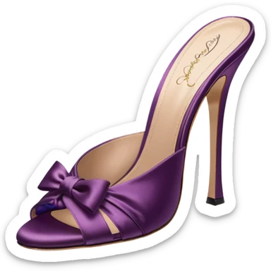 Agent Provocateur Elice Plum Mules
 sticker