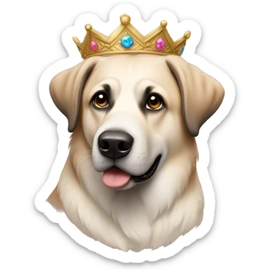 Anatolian shepherd princess sticker