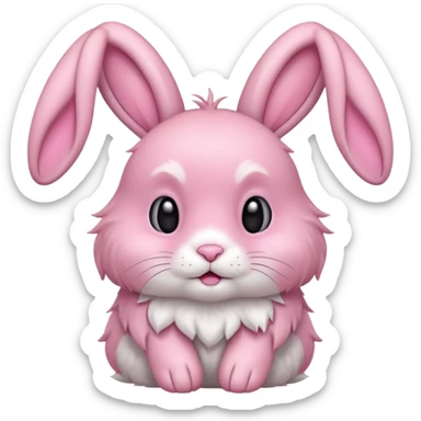 pero rosado 🐰 sticker