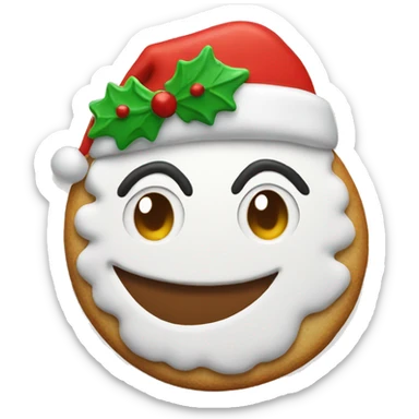 Christmas cookie sticker
