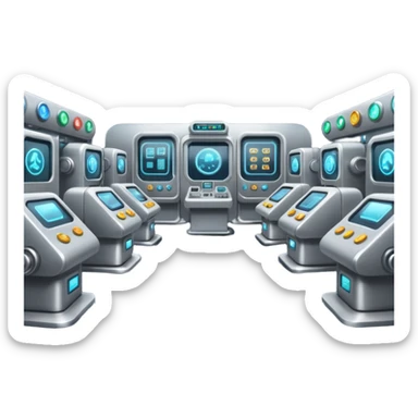 Time Travel Lab a full room sticker