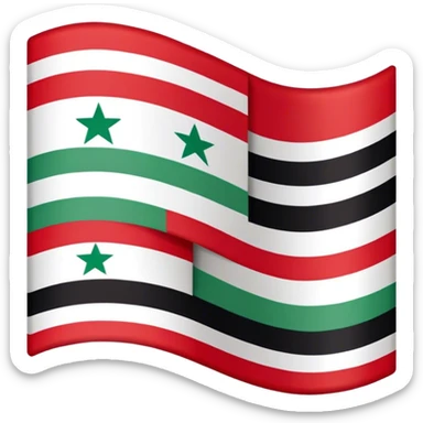 Syria new flag sticker
