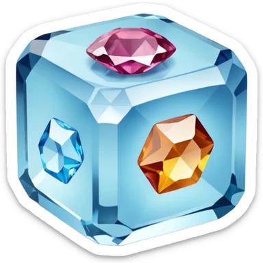 Swarovski Crystal baby blocks sticker