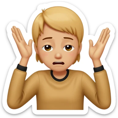 sobbing and dabbing sticker