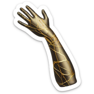 Kintsugi arm sticker