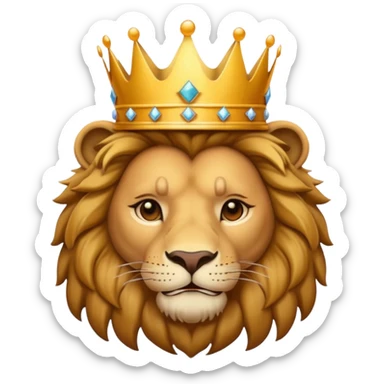 Lion weating sticker