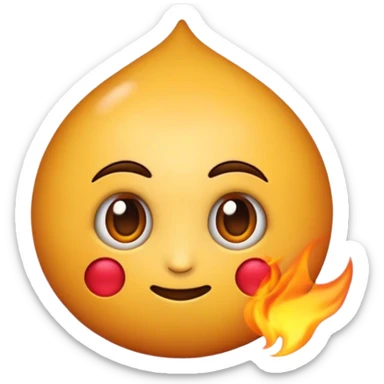 Un emoji bajo los efectos de el T,H,C sticker