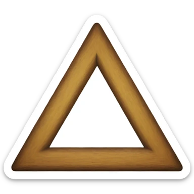 AA triangle with the circle around it sticker