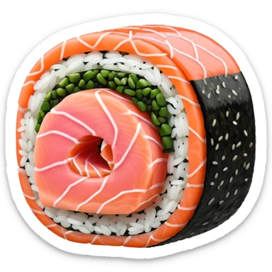 sushi rosa sticker