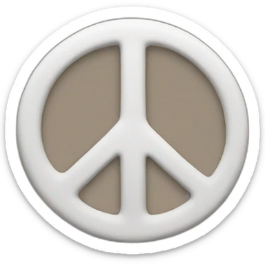 Peace but oppise side sticker