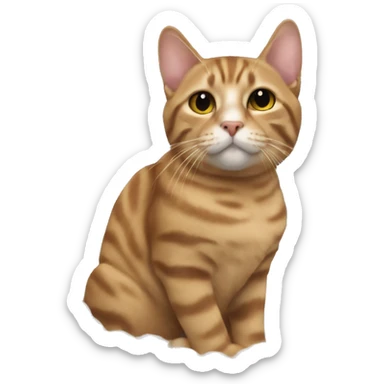 a cat but its drake sticker