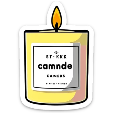 Jo Malone premium scented candle with elegant design and packaging sticker