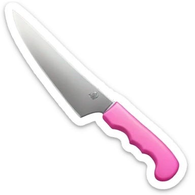 Pinky knife sticker