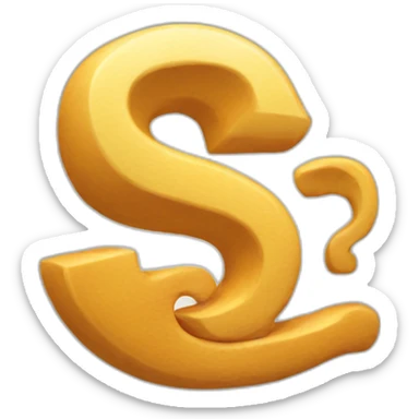 letter s fusion with letter f sticker