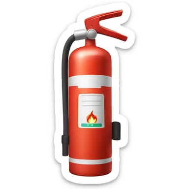 fire extinguisher sticker
