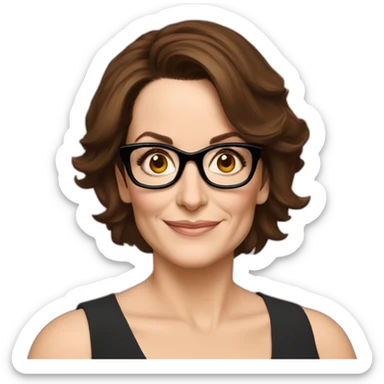 Tina fey sticker