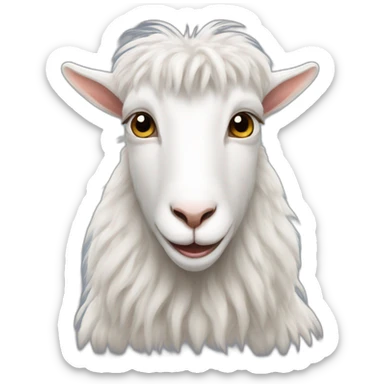 Angora goat sticker