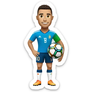 Ronaldo with fifa world cup  sticker